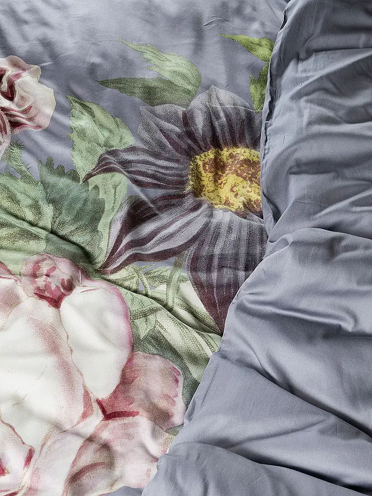 ESSENZA | Linge de lit en satin 70x90cm / 140x220cm MADIA Global Grey | 