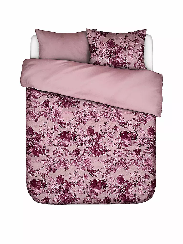 ESSENZA | Linge de lit en satin ANNABELLA 70x90cm/140x200cm Spot on Pink | Baie