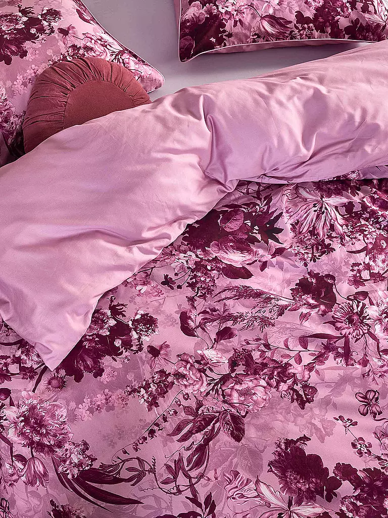 ESSENZA | Linge de lit en satin ANNABELLA 70x90cm/140x200cm Spot on Pink |