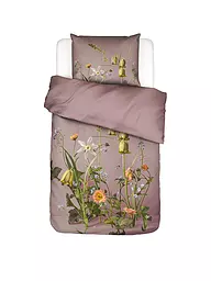 ESSENZA | Satin-Bettwäsche FABRICE 70x90cm/140x200cm Flower Ocher | Rose