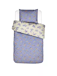 ESSENZA | Linge de lit en satin FIORA 70x90cm/140x200cm Vanille | Lilas