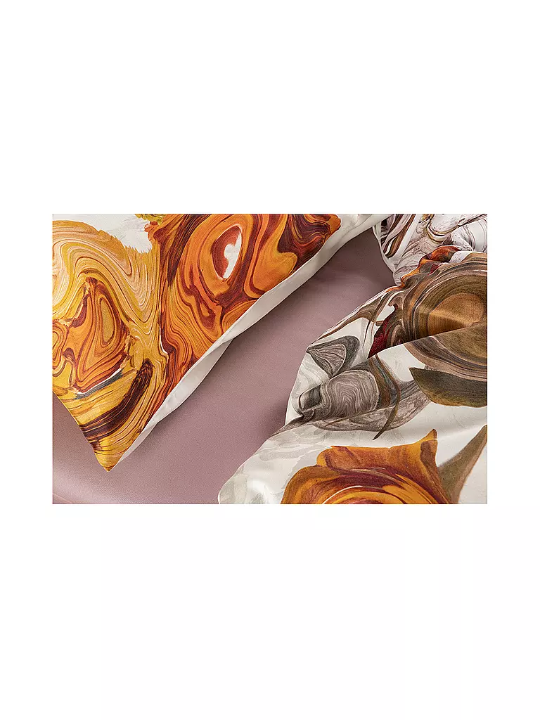 ESSENZA | Linge de lit en satin ISALINE 70x90cm/140x200cm Vanille | 