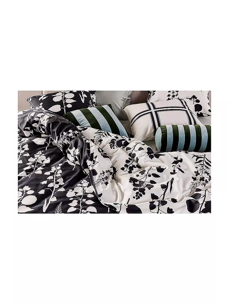 ESSENZA | Linge de lit en satin LIVA 70x90cm/140x200cm Anthracite | 