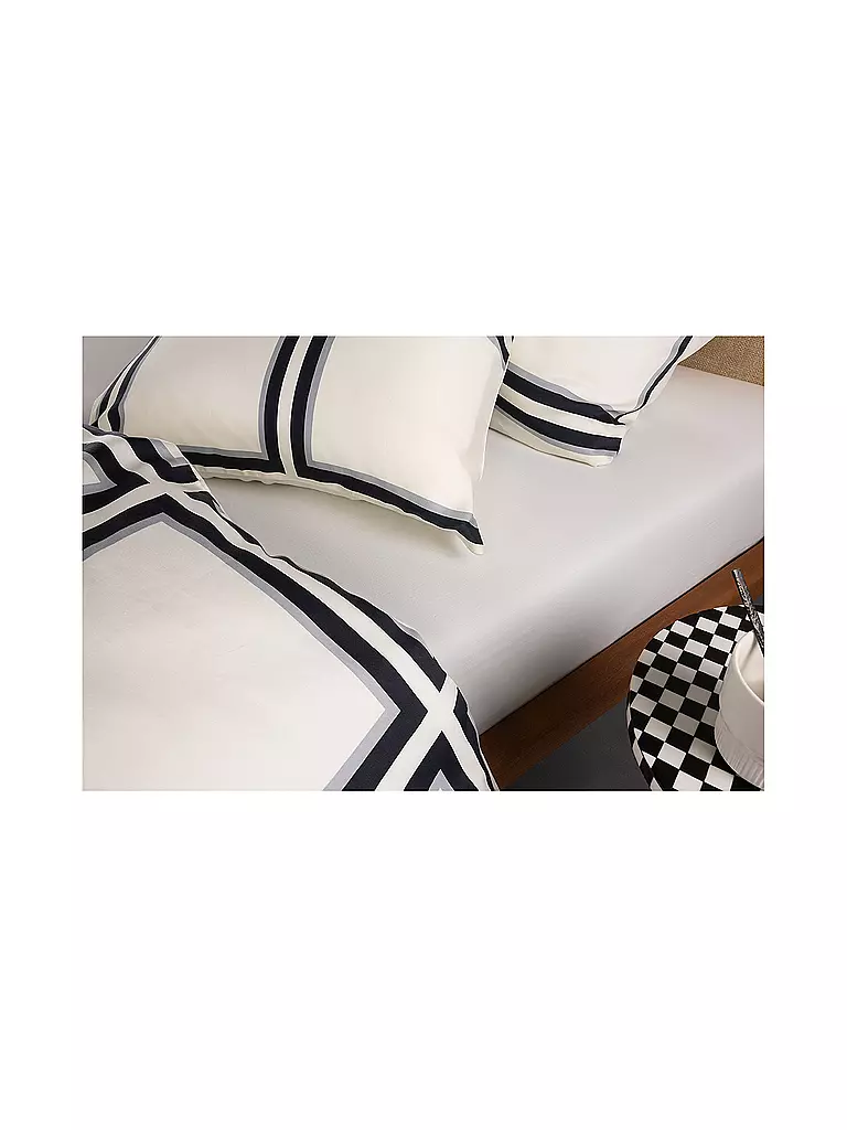 ESSENZA | Linge de lit en satin LUCA 70x90cm/140x200cm Vanille | Beige