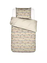 ESSENZA | Linge de lit en satin ROSELINA 70x90cm/140x200cm Vanille | Beige