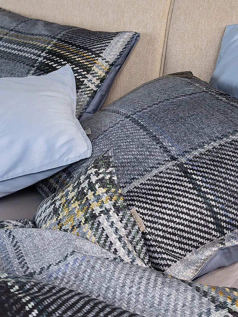ESSENZA | Linge de lit en twill 70x90cm / 140x200cm MEAU Global Grey | 