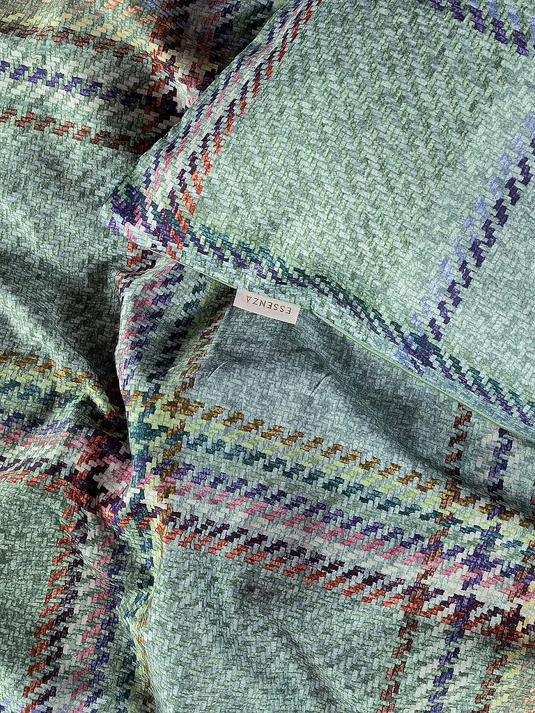 ESSENZA | Linge de lit en twill 70x90cm / 140x200cm MEAU Vert Basilic | Vert clair