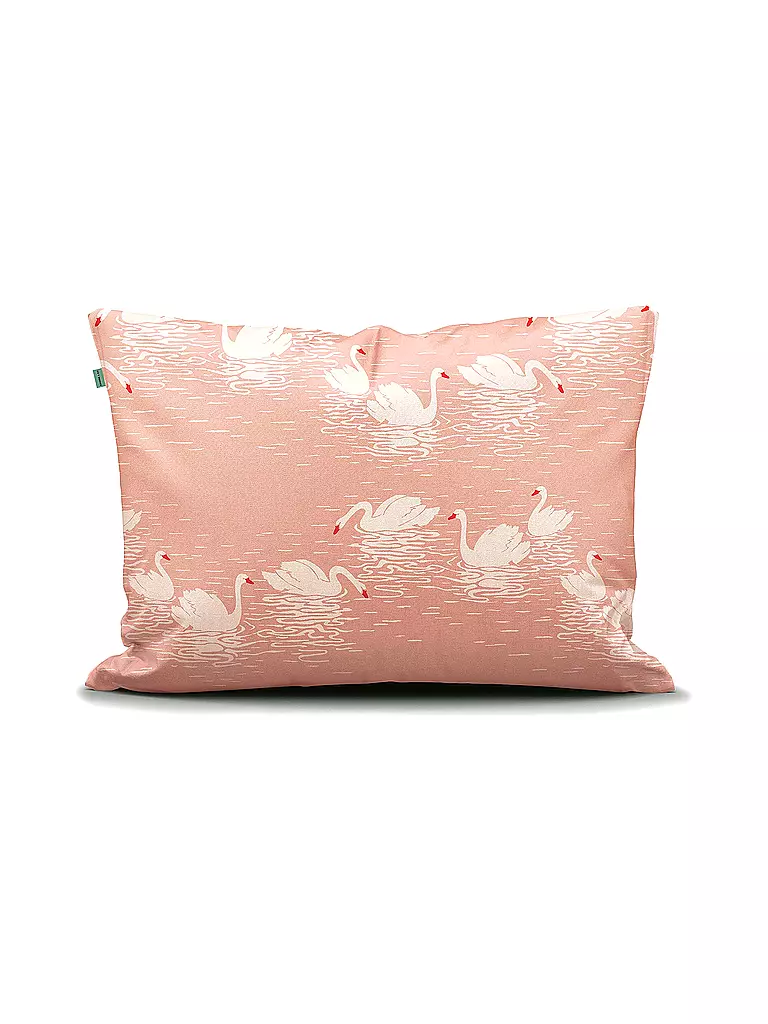 ESSENZA | Parure de lit en percale SWAN LAKE 70x90cm/140x200cm Misty Rose | rosa
