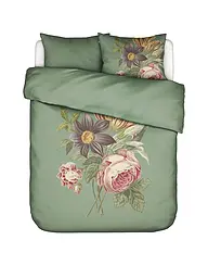 ESSENZA | Linge de lit en satin 2x 70x90cm / 140x200cm MADIA Global Grey | Olive