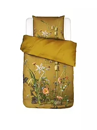 ESSENZA | Satin-Bettwäsche FABRICE 70x90cm/140x200cm Flower Ocher | Jaune