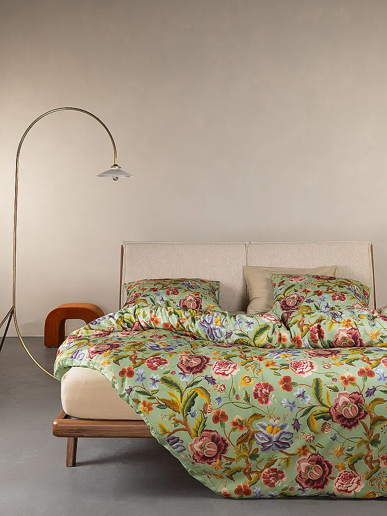 ESSENZA | Twill Bettwäsche 70x90cm / 140x200cm ROSANELLA Basil Green | Vert clair
