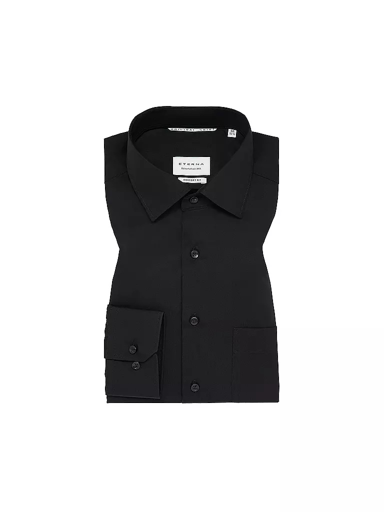 ETERNA | Chemise Comfort Fit | schwarz