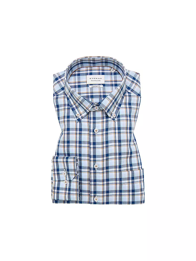 ETERNA | Hemd Comfort Fit | Bleu