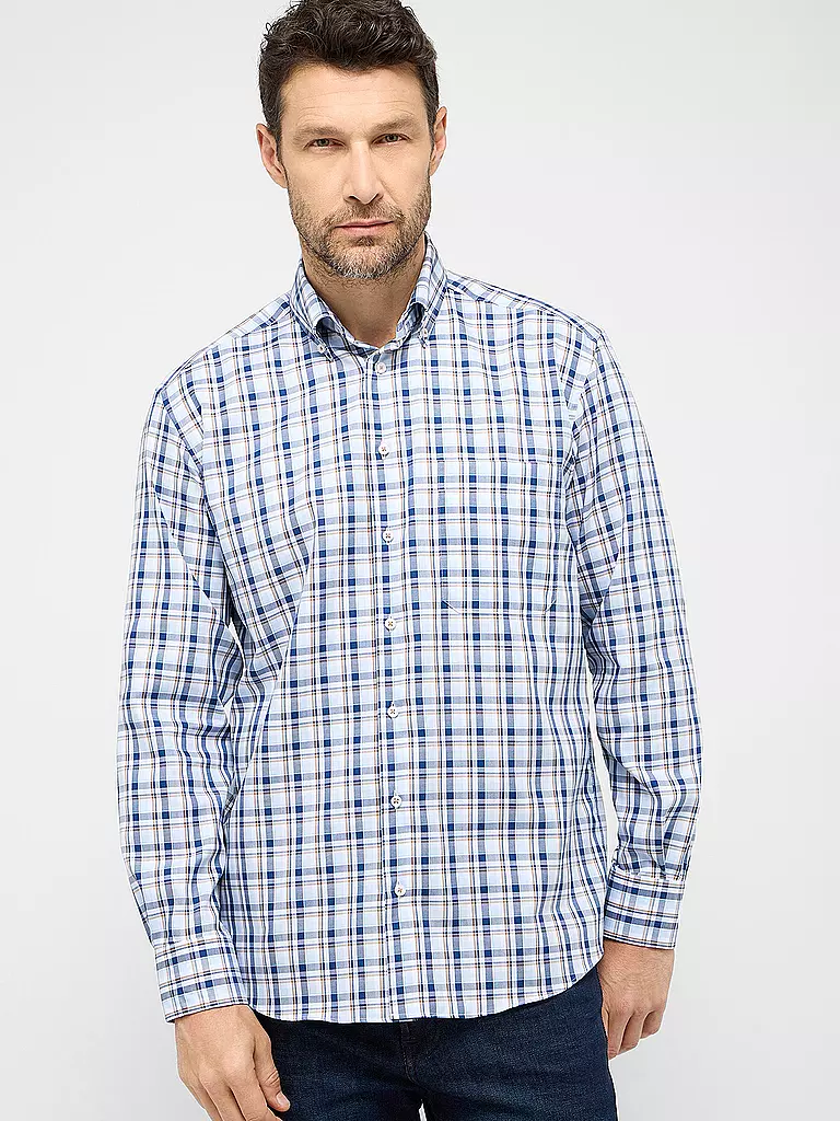 ETERNA | Hemd Comfort Fit | Bleu