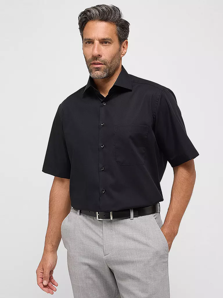 ETERNA | Hemd Comfort Fit | Noir