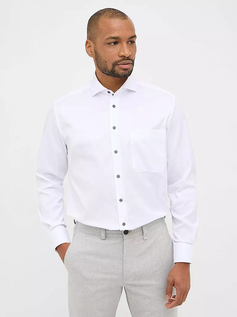 ETERNA | Hemd Comfort Fit | Blanc