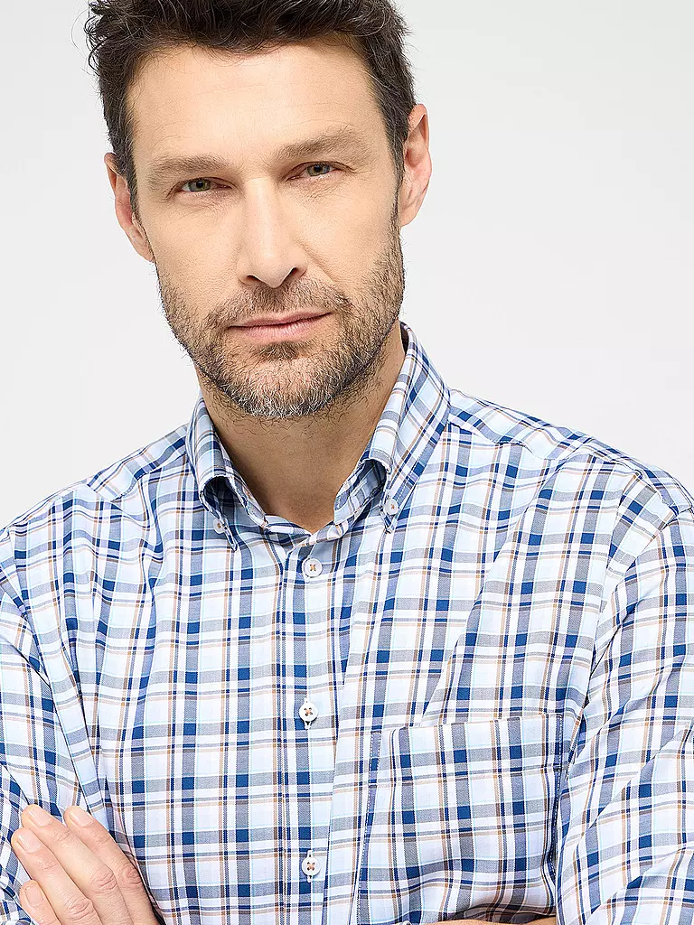 ETERNA | Hemd Comfort Fit | Bleu