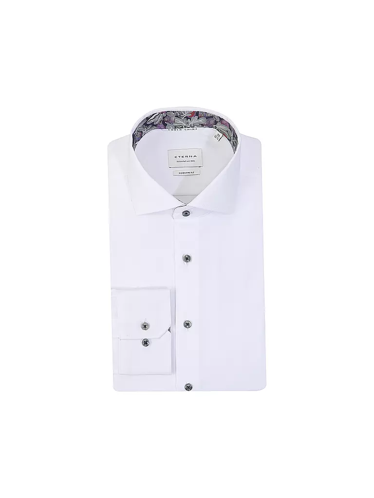 ETERNA | Hemd Modern Fit  | Blanc