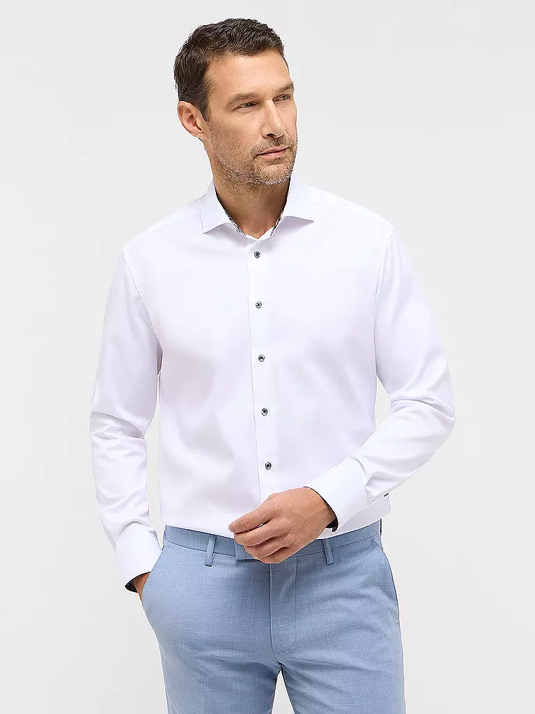 ETERNA | Hemd Modern Fit  | Blanc