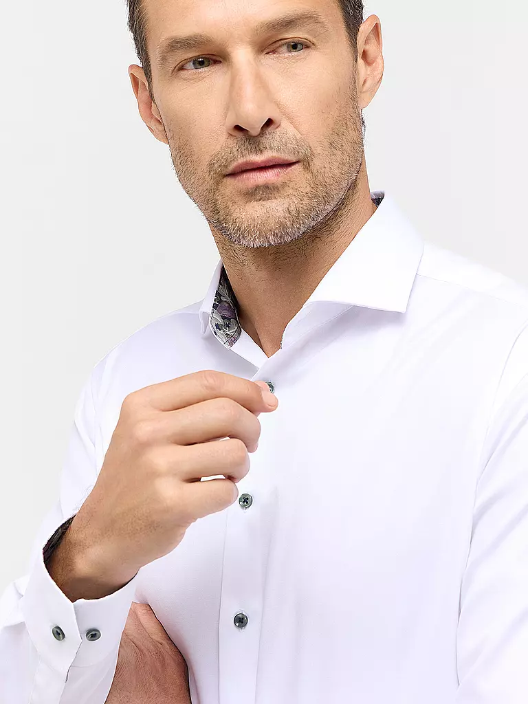 ETERNA | Hemd Modern Fit  | Blanc