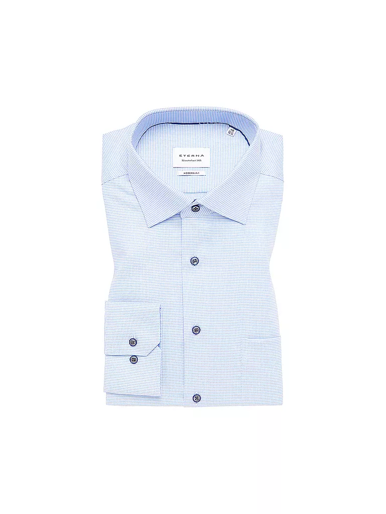 ETERNA | Hemd Modern Fit | Bleu