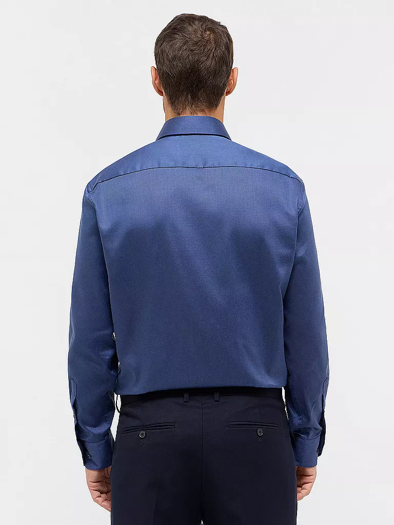 ETERNA | Hemd Regular Fit | Bleu foncé