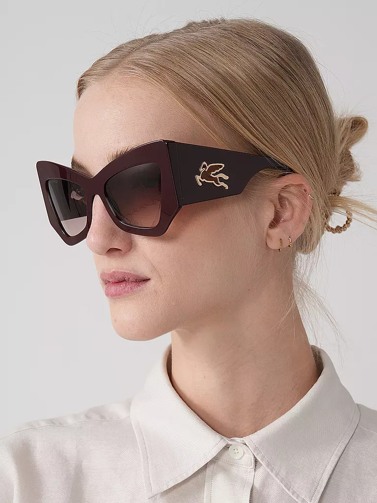ETRO | Lunettes de soleil ETROMANIA/55 | dunkelrot
