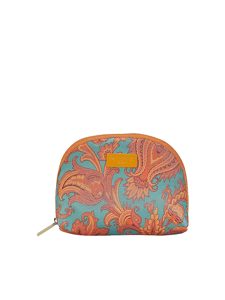 ETRO | Trousse de toilette - Beauty Case (53 Turquoise / Camel) | türkis