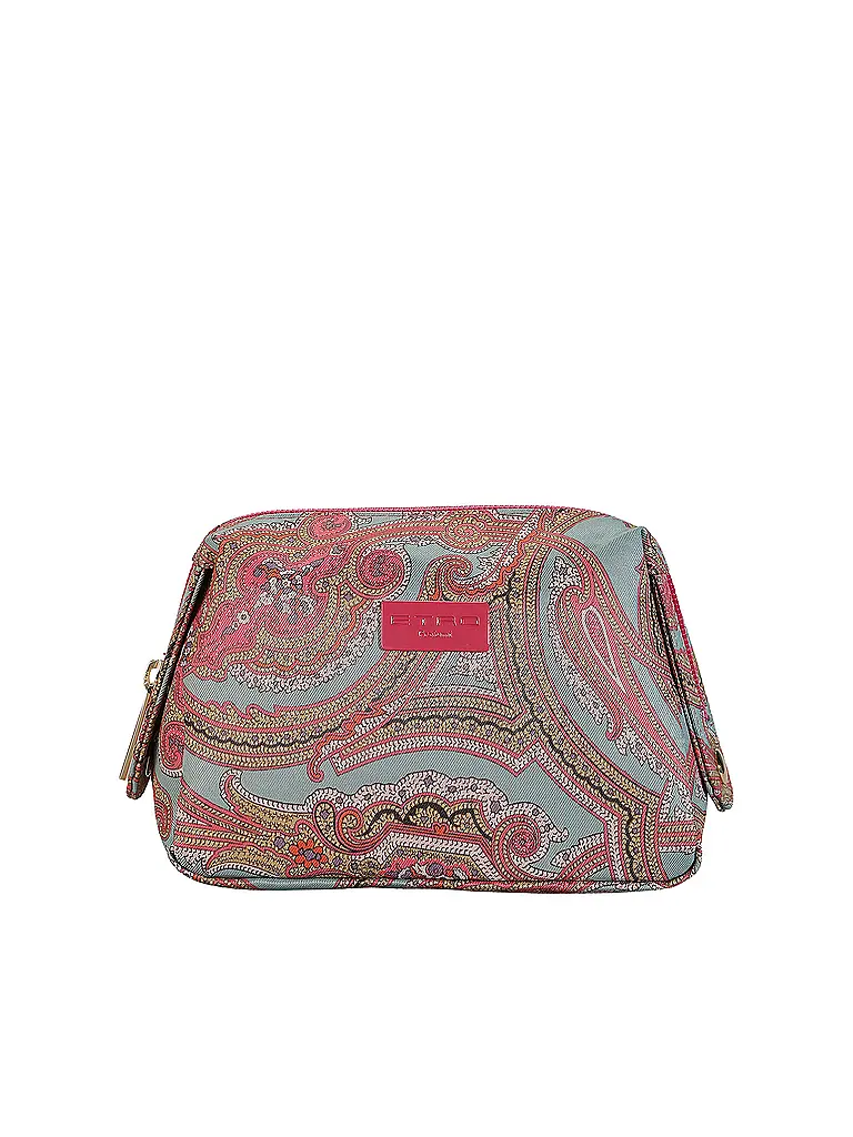 ETRO | Trousse de toilette - Beauty Case (54 Turquoise / Rouge) | türkis