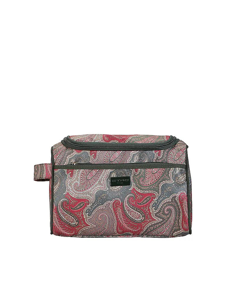ETRO | Trousse de toilette - Beauty Case (57 Marron foncé / Rouge foncé) | braun