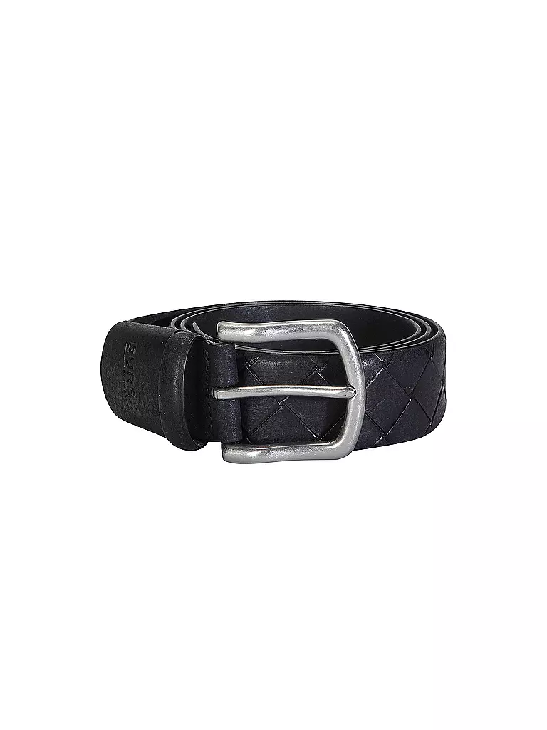 EUREX | Ceinture en cuir | Bleu foncé