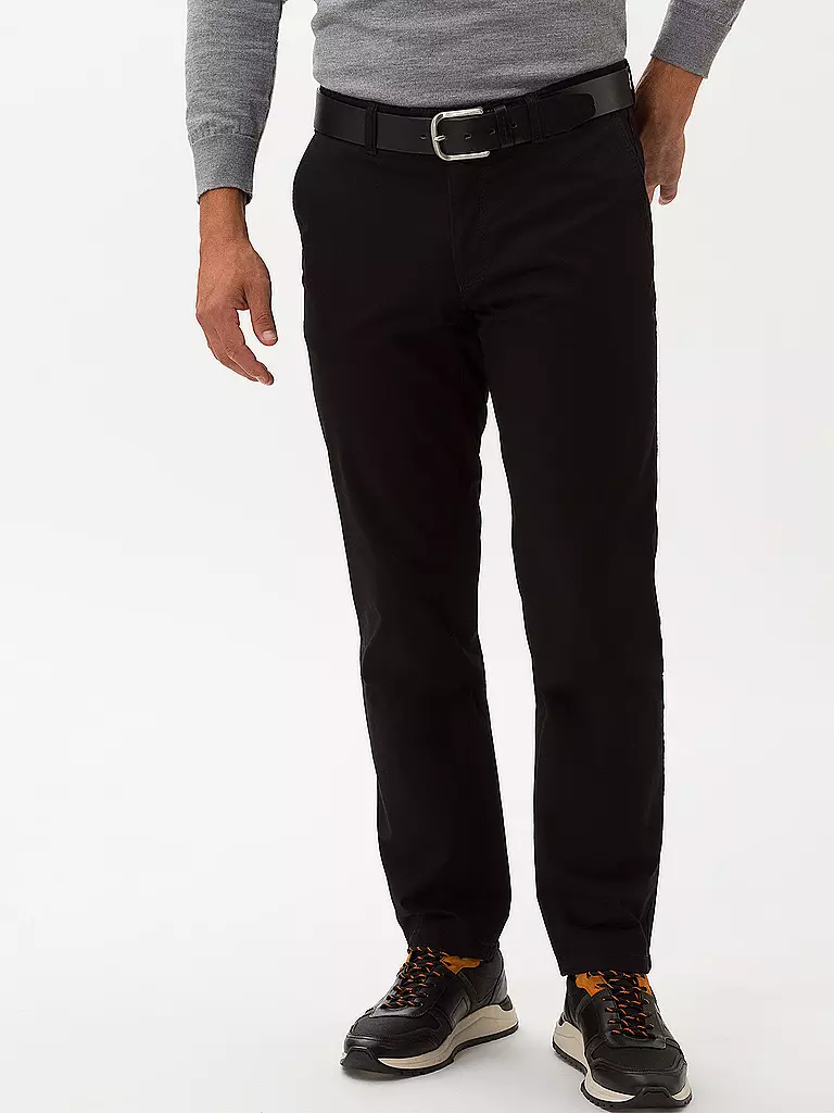 EUREX | Chino Slim Fit « Jim S » | schwarz