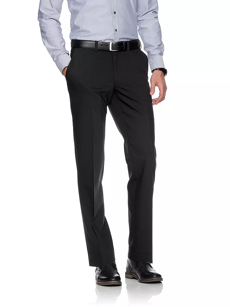 EUREX | Pantalon en laine Jan 317 | schwarz