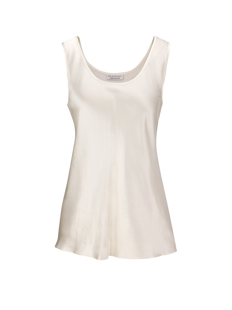 Eva Bitzer Top en soie crème 36