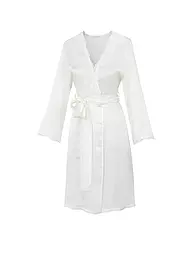 EVA BITZER | Peignoir en soie | Crème