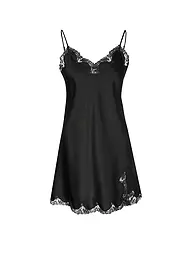 EVA BITZER | Seiden -  Negligé | Noir