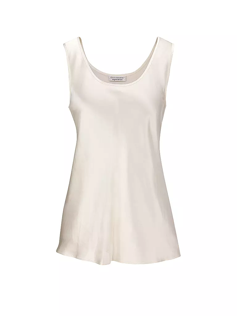 EVA BITZER | Top en soie | creme