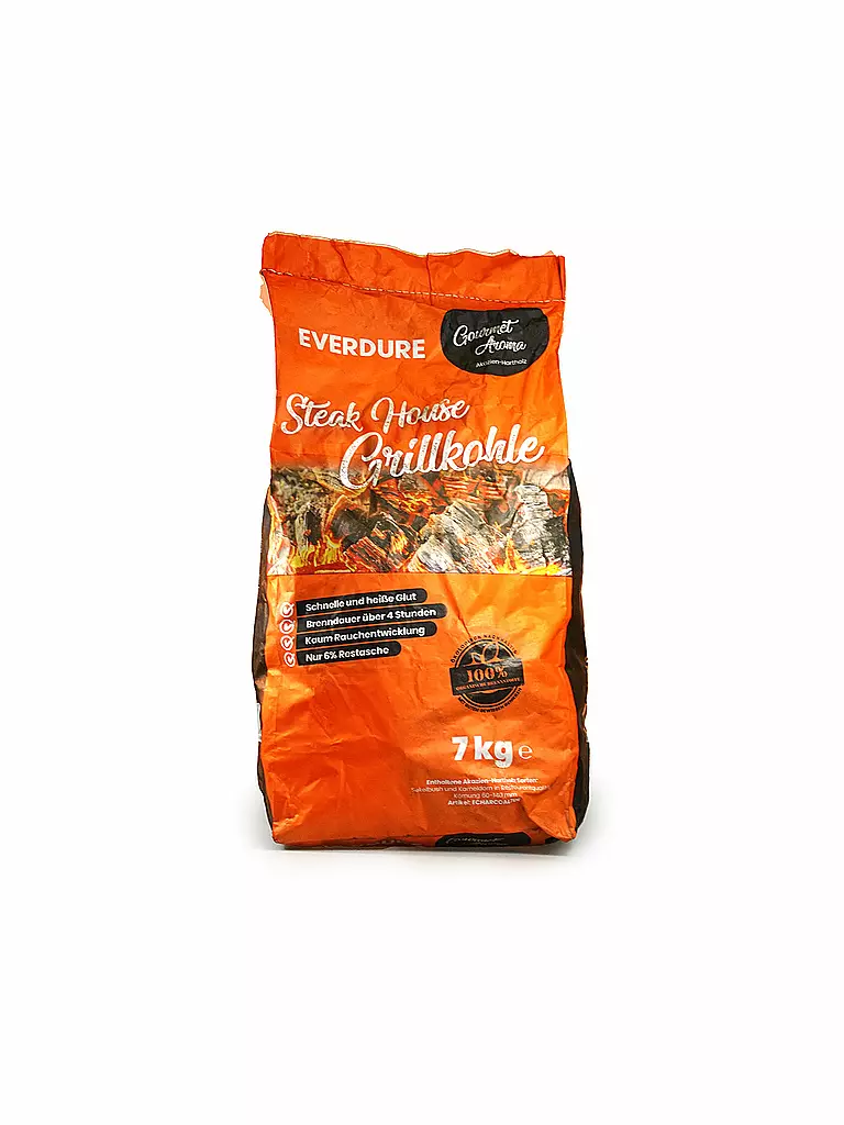 EVERDURE BY HESTON BLUMENTHAL | Grillkohle Steak House Akazien Hartholz 7kg | Aucune couleur