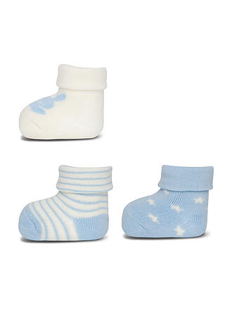 EWERS | Chaussettes bébé lot de 3 bleu clair