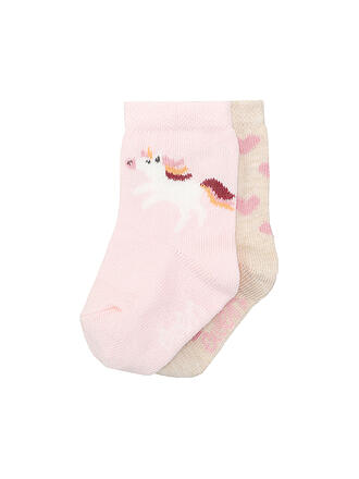 EWERS | Chaussettes enfant lot de 2 Rose/Crème