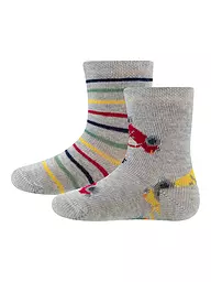 EWERS | Chaussettes bébé lot de 2 gris chiné | Gris clair