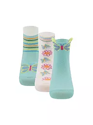 EWERS | Chaussettes bébé lot de 3 blanc cassé | Bleu clair