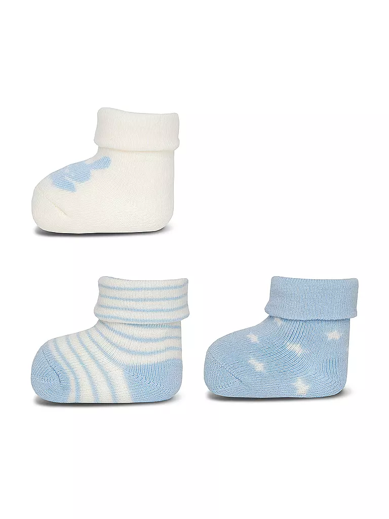 EWERS | Chaussettes bébé lot de 3 bleu clair | Bleu