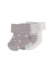 EWERS | Chaussettes bébé lot de 3 latte/argent | Crème