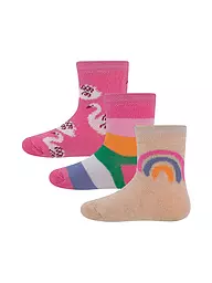 EWERS | Chaussettes bébé lot de 3 rose | Rose vif
