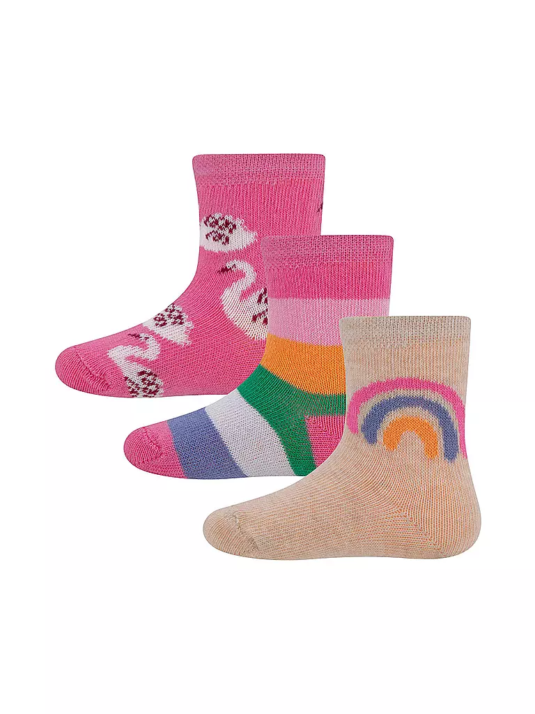 EWERS | Chaussettes bébé lot de 3 rose | pink