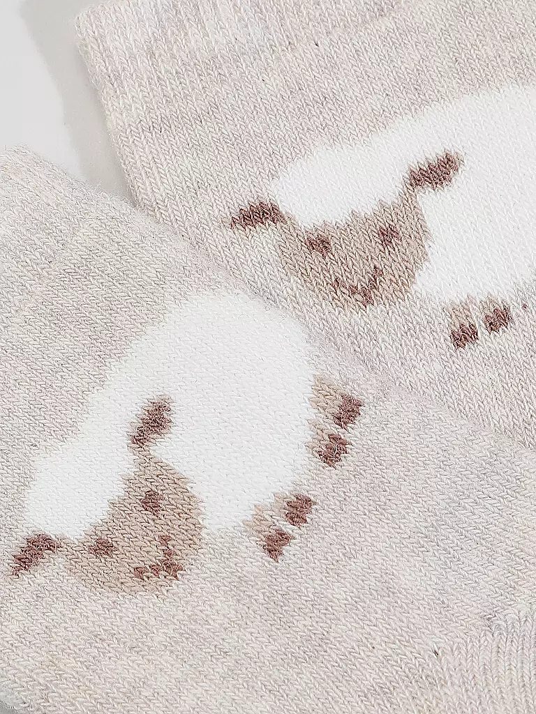 EWERS | Chaussettes fille beige chiné | beige