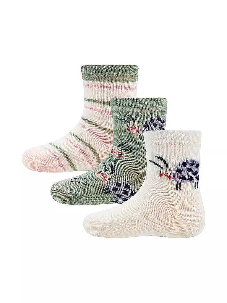 EWERS | Chaussettes pour filles, lot de 3 | hellgrün