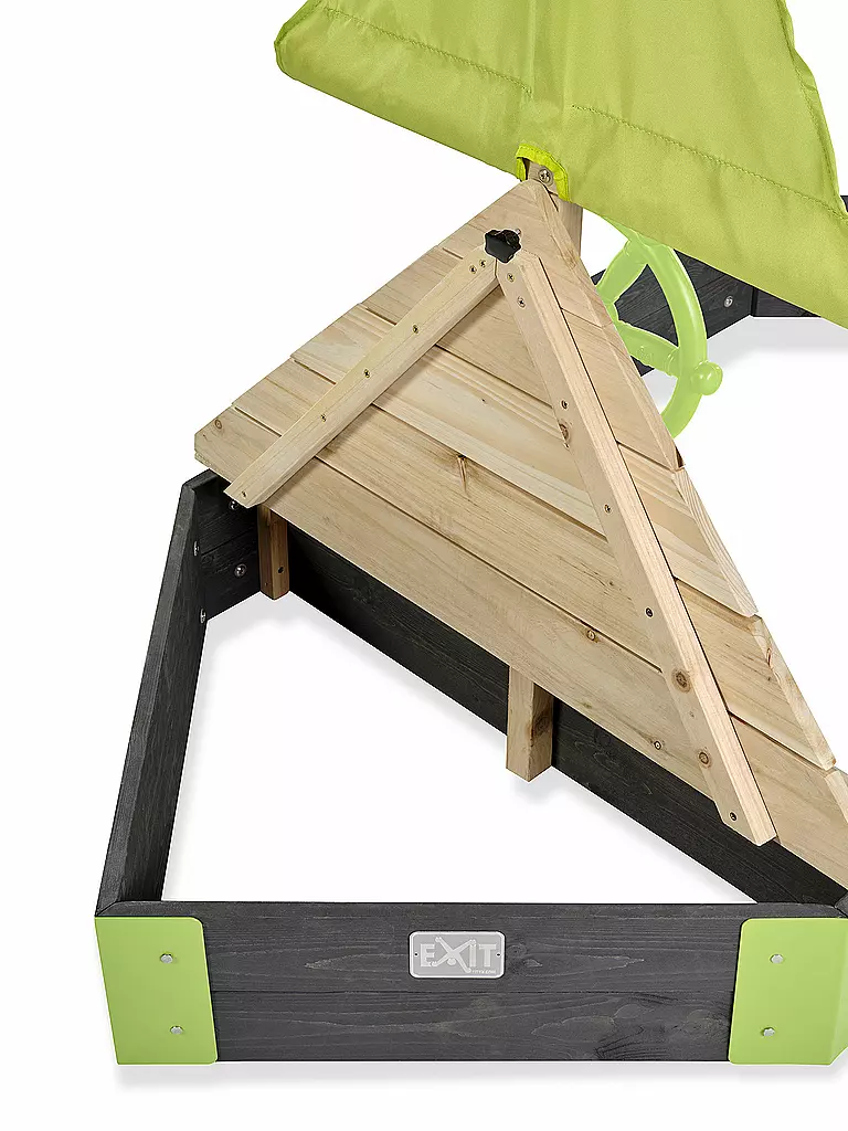 EXIT TOYS | Bac à sable bateau Aksent en bois 190x90cm | Aucune couleur