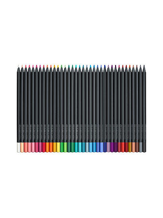 FABER-CASTELL | Black Edition Crayons de couleur, étui en carton de 36